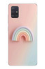 Le Balvo Samsung Galaxy A51 Uyumlu Gökkuşağı Pastel Baskılı Silikon Kılıf