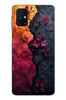 Le Balvo Samsung Galaxy M31s Uyumlu Yaprak Geçişkenliği Baskılı Silikon Kılıf