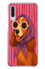 Le Balvo Samsung Galaxy A50 Uyumlu Gözlüklü Köpek Baskılı Silikon Kılıf