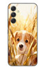 Le Balvo Samsung Galaxy A54 Uyumlu Golden Köpek Baskılı Silikon Kılıf