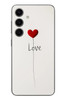 Le Balvo Samsung Galaxy S24 Uyumlu Love Aşk Baskılı Silikon Kılıf