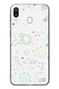 Le Balvo Samsung Galaxy M20 Uyumlu Uzay Yolculuğu Baskılı Silikon Kılıf
