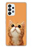 Le Balvo Samsung Galaxy A53 Uyumlu Masum Kedi Baskılı Silikon Kılıf