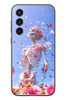 Le Balvo Samsung Galaxy S23 Uyumlu İskelet Çiçekleri Baskılı Silikon Kılıf