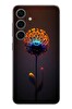 Le Balvo Samsung Galaxy S24 Uyumlu Büyülü Çiçek Baskılı Silikon Kılıf