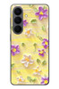 Le Balvo Samsung Galaxy S26 Uyumlu Mor Papatyalar Baskılı Silikon Kılıf