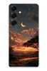 Le Balvo Samsung Galaxy S25 Uyumlu Ay Gecesi Baskılı Silikon Kılıf