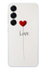 Le Balvo Samsung Galaxy S25 Uyumlu Love Aşk Baskılı Silikon Kılıf