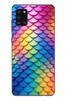 Le Balvo Samsung Galaxy A31 Uyumlu Gökkuşağı Renkleri Baskılı Silikon Kılıf