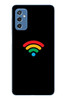 Le Balvo Samsung Galaxy M52 Uyumlu Wifi Simgesi Baskılı Silikon Kılıf
