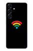 Le Balvo Samsung Galaxy S25 Uyumlu Wifi Simgesi Baskılı Silikon Kılıf