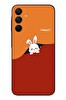 Le Balvo Samsung Galaxy A15 Uyumlu Mutlu Tavşan Baskılı Silikon Kılıf