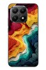 Le Balvo Xiaomi Mi 15T Uyumlu Renk Dalgaları Baskılı Silikon Kılıf