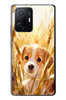 Le Balvo Xiaomi Mi 11 T-11 T Pro Uyumlu Golden Köpek Baskılı Silikon Kılıf