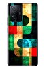 Le Balvo Xiaomi Mi 11 T-11 T Pro Uyumlu Modern Çizgiler Baskılı Silikon Kılıf