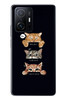 Le Balvo Xiaomi Mi 11 T-11 T Pro Uyumlu Kedi Halleri Baskılı Silikon Kılıf