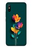Le Balvo Redmi 9A Uyumlu Modernizimin Çicekleri Baskılı Silikon Kılıf