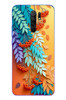 Le Balvo Redmi 9 Uyumlu Pastoral Çicekler Baskılı Silikon Kılıf