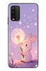 Le Balvo Redmi 9T Uyumlu Büyülü Tavşan Baskılı Silikon Kılıf