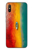 Le Balvo Redmi 9A Uyumlu Rengarenk Tekne Baskılı Silikon Kılıf