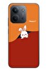 Le Balvo Redmi 15C Uyumlu Mutlu Tavşan Baskılı Silikon Kılıf
