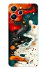 Le Balvo Redmi 12 Uyumlu Boya Karışımı Baskılı Silikon Kılıf