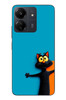 Le Balvo Redmi 13C Uyumlu Kedi Uyarısı Baskılı Silikon Kılıf
