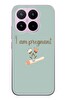 Le Balvo Xiaomi 17T Uyumlu I'm Pregnant Baskılı Silikon Kılıf