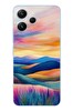 Le Balvo Redmi 12 Uyumlu Renkli Pastel Günbatımı Baskılı Silikon Kılıf
