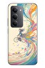 Le Balvo Redmi 15 Uyumlu Rengarenk Bisikletli Kız Baskılı Silikon Kılıf