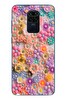 Le Balvo Redmi Note 9 Uyumlu Çiçek Bükleleri Baskılı Silikon Kılıf