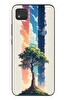 Le Balvo Redmi 9C Uyumlu Yalnız Ağaç Dört Mevsim Baskılı Silikon Kılıf