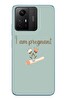 Le Balvo Redmi Note 12S Uyumlu I'm Pregnant Baskılı Silikon Kılıf