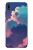 Le Balvo Redmi Note 7 Uyumlu Renkli Doğal Bulutlar Baskılı Silikon Kılıf