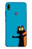 Le Balvo Redmi Note 7 Uyumlu Kedi Uyarısı Baskılı Silikon Kılıf