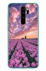 Le Balvo Redmi Note 8 Pro Uyumlu Lale Bahçesi Baskılı Silikon Kılıf