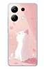 Le Balvo Redmi Note 13 4G Uyumlu Minnoş Kedi Baskılı Silikon Kılıf