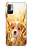 Le Balvo Redmi Note 10 5G Uyumlu Golden Köpek Baskılı Silikon Kılıf