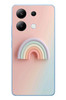 Le Balvo Redmi Note 13 4G Uyumlu Gökkuşağı Pastel Baskılı Silikon Kılıf