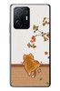 Le Balvo Xiaomi Mi 11 T-11 T Pro Uyumlu Kedi Tırmanıyor Baskılı Silikon Kılıf