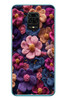 Le Balvo Redmi Note 9s Uyumlu Çiçek Örgüsü Baskılı Silikon Kılıf