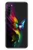 Le Balvo Redmi Note 8 Uyumlu Gökkuşağı Kelebeği Baskılı Silikon Kılıf