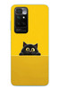 Le Balvo Redmi 10 2022 Uyumlu Sarı Gözlü Kedi Baskılı Silikon Kılıf