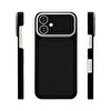 Başkenttekno iPhone 16 Uyumlu Magsafe Destekli iPhone 18 Pro Max Görünümlü Karbon Fiber Görünümlü Dokulu Nexel Siyah 