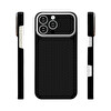 Başkenttekno iPhone 16 Pro Uyumlu Magsafe iPhone 18 Pro Max Görünümlü Karbon Fiber Görünümlü Dokulu Nexel Siyah 