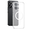 Başkenttekno Xiaomi Poco X8 Pro Max Uyumlu Kamera Korumalı MagSafe Şarj Şeffaf Sararmaz London Sert Plastik Şeffaf