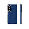 Başkenttekno Samsung Galaxy Z Fold 8 Ultra Uyumlu 400D M-Safe Şarj Özellikli Kılıf Premium Paris Zerre Sert Lacivert 