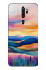 Le Balvo Oppo A5 2020 Uyumlu Renkli Pastel Günbatımı Baskılı Silikon Kılıf
