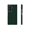 Başkenttekno Samsung Galaxy Z Fold 8 Ultra Uyumlu 400D M-Safe Şarj Özellikli Kılıf Premium Paris Zerre Sert Koyu Yeşil