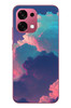 Le Balvo Oppo A6 PRO Uyumlu Renkli Doğal Bulutlar Baskılı Silikon Kılıf